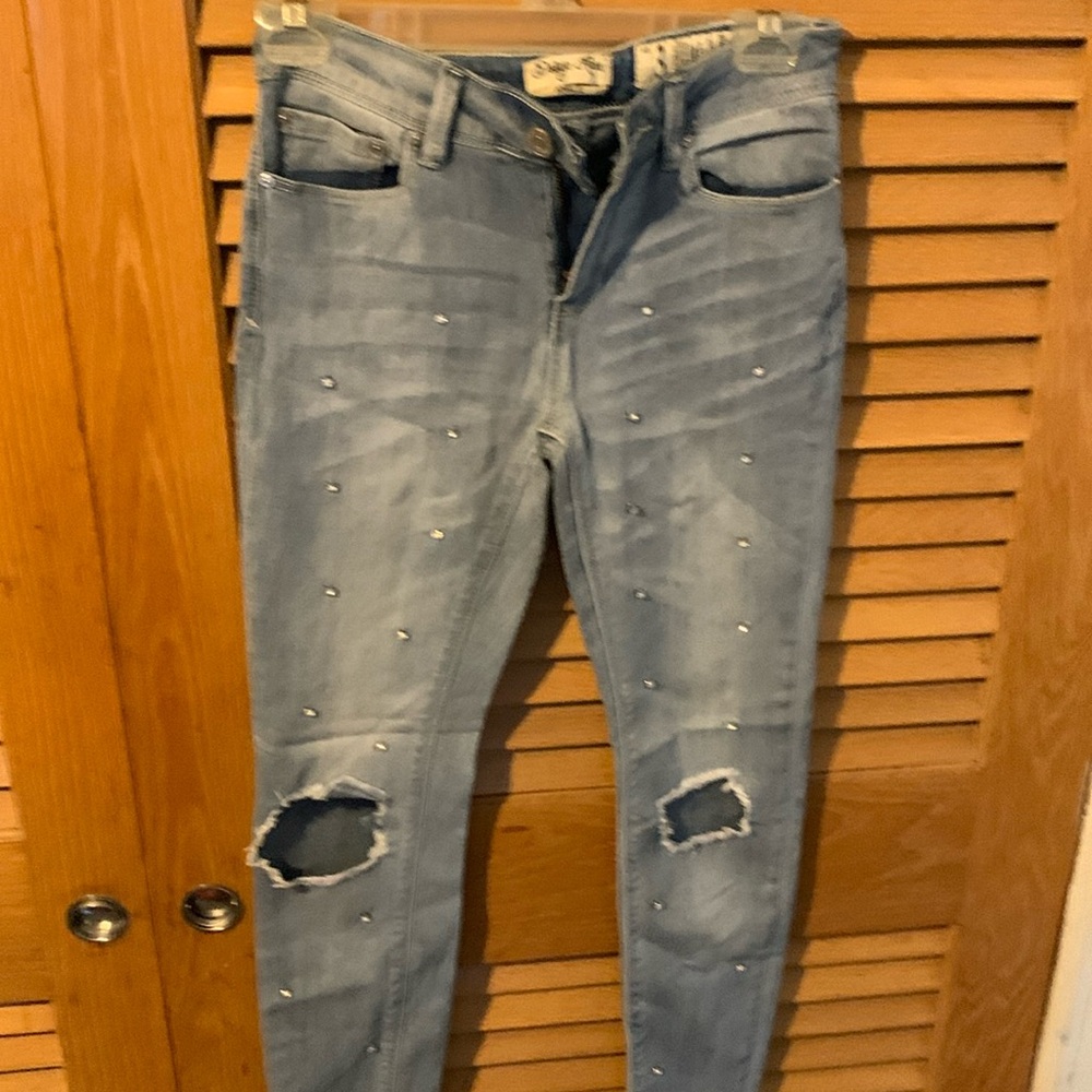 Jeans size 3 with sparkles